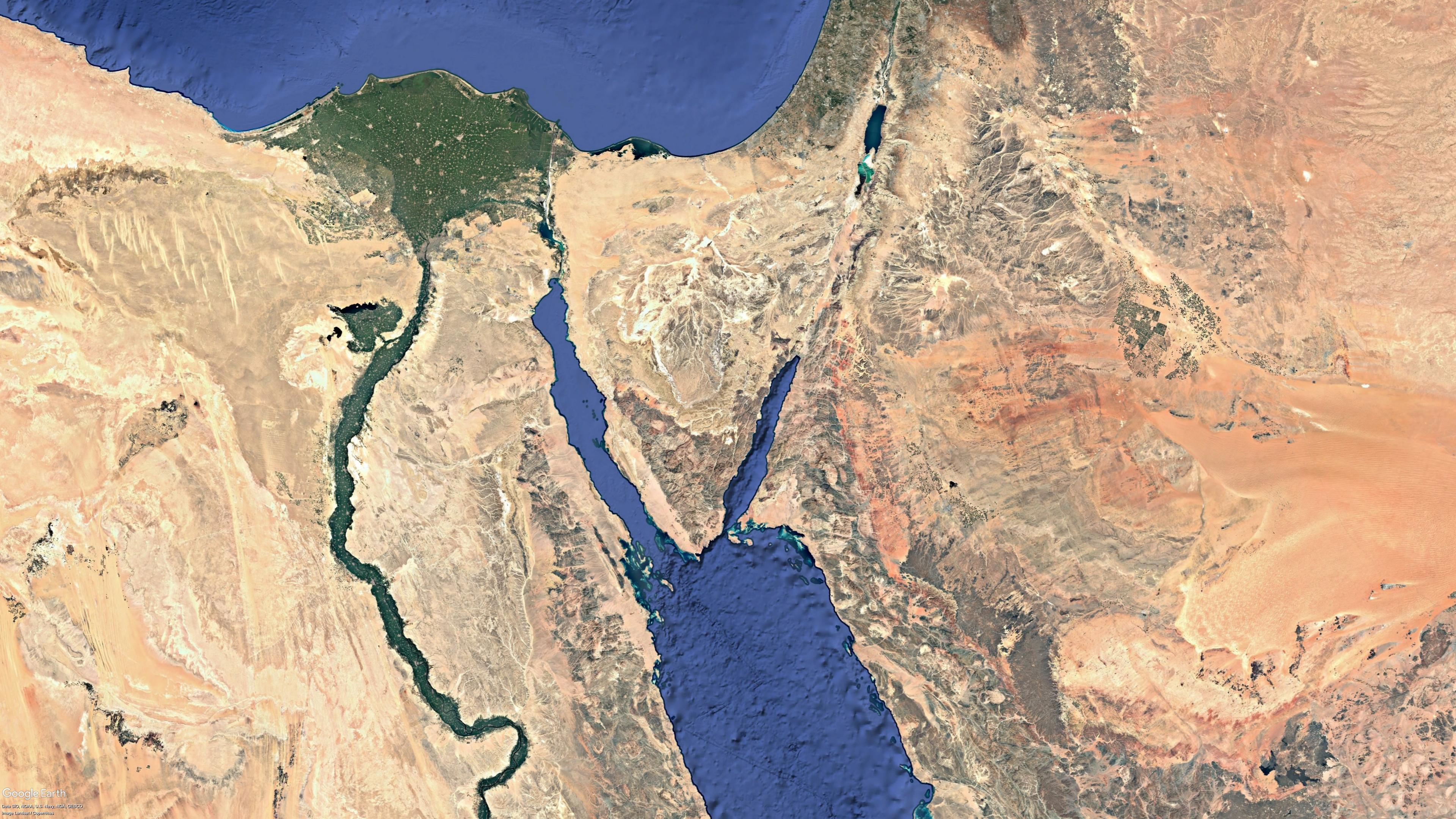 Cross'in the Sinai Penin